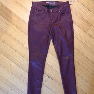 Old Navy Leather Skinny Jeans